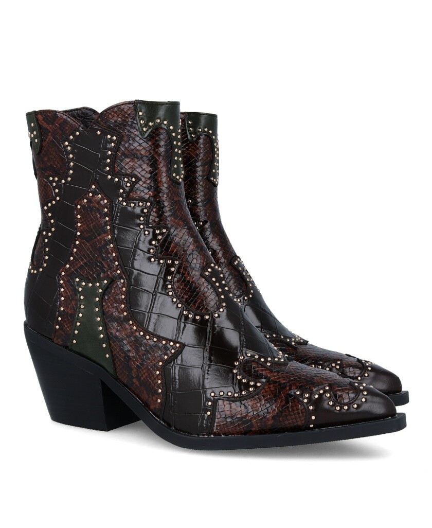 Noa Harmon Miranda 9098 cowboy-style ankle boots