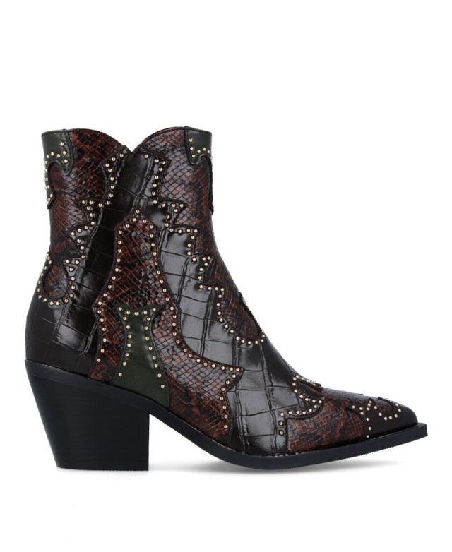 Noa Harmon Miranda 9098 cowboy-style ankle boots