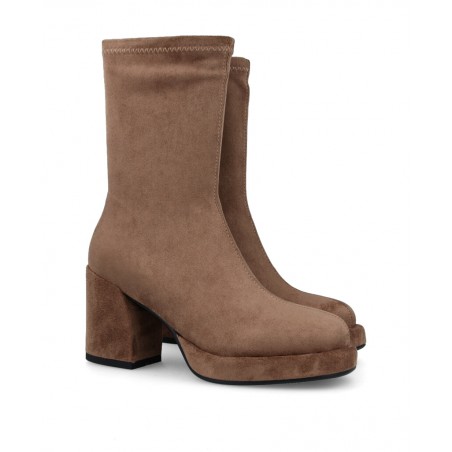 Noa Harmon 9821 elasticated heeled ankle boots