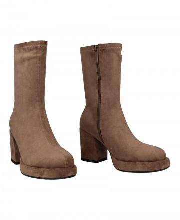 Noa Harmon 9821 elasticated heeled ankle boots