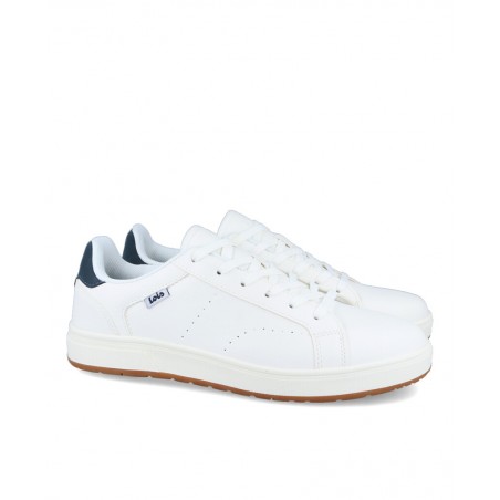 White Casual Lace-up Sneakers Lois 64489
