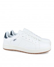 White Casual Lace-up Sneakers Lois 64489 White Casual Lace-up Sneakers Lois 64489