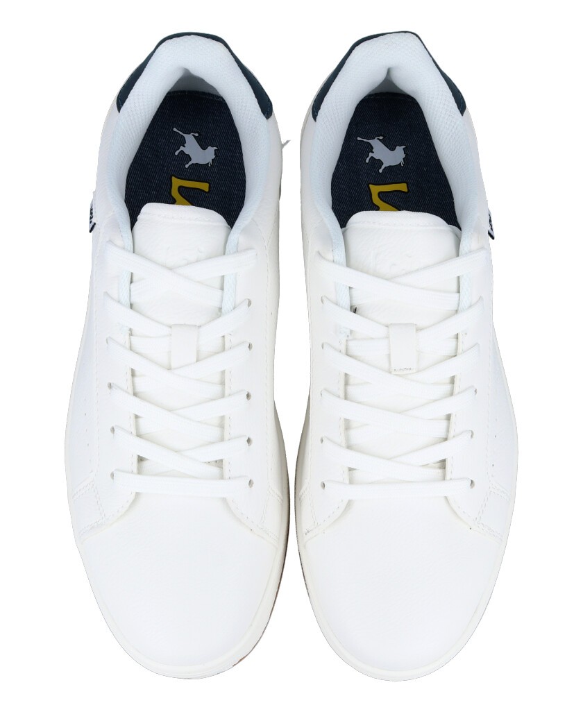 Sneakers blancas casual con cordones Lois 64489