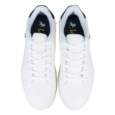 White Casual Lace-up Sneakers Lois 64489