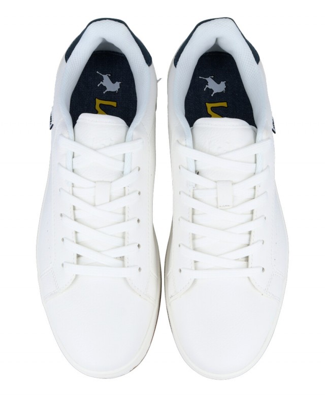 White Casual Lace-up Sneakers Lois 64489 White Casual Lace-up Sneakers Lois 64489