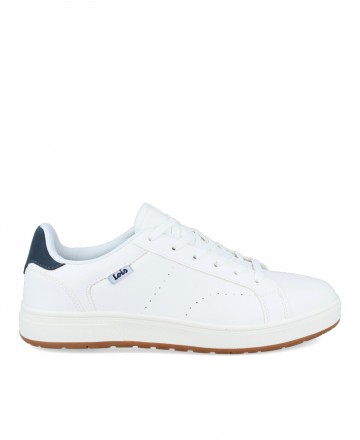 White Casual Lace-up Sneakers Lois 64489