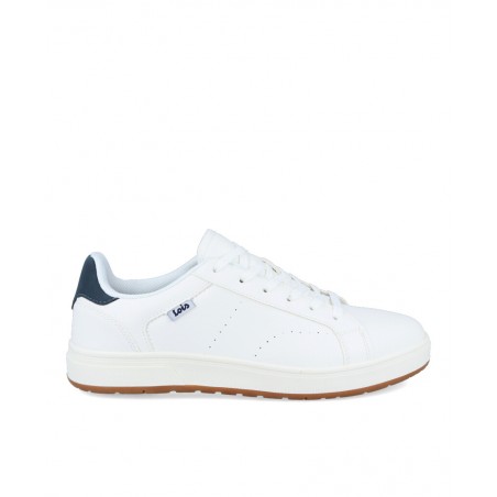 White Casual Lace-up Sneakers Lois 64489
