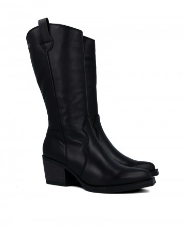 Porronet 4755 black leather boots