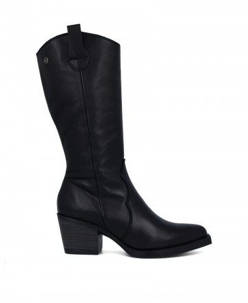 Porronet 4755 black leather boots