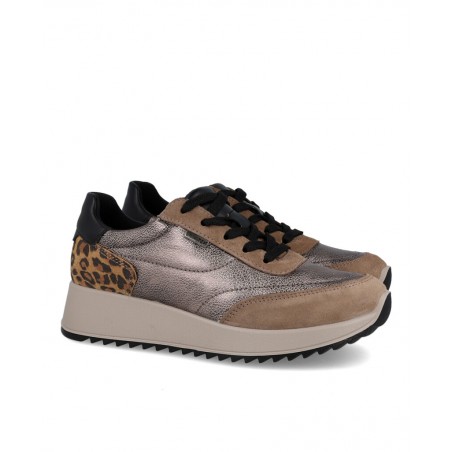 Imac 858248 7152017 Metallic Wedge Sneakers