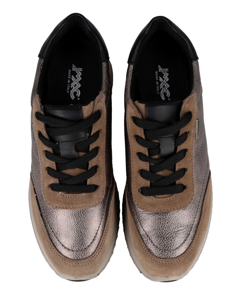 Sneakers metalizadas con cuña Imac 858248 7152017