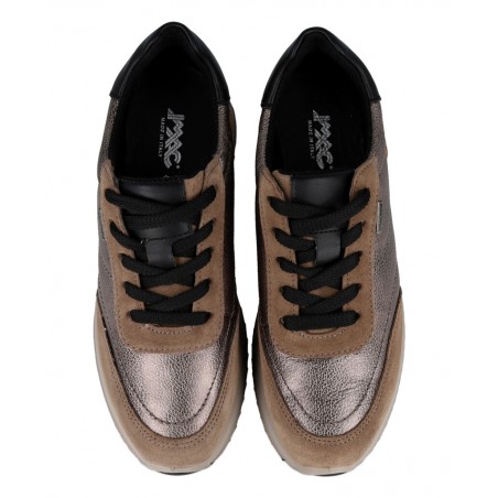 Imac 858248 7152017 Metallic Wedge Sneakers