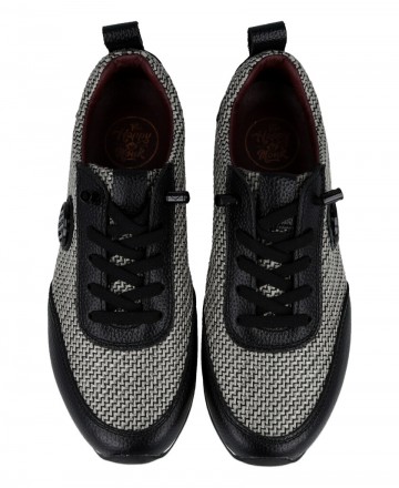 Happy Monk Vanity 010 Black Casual Sneakers