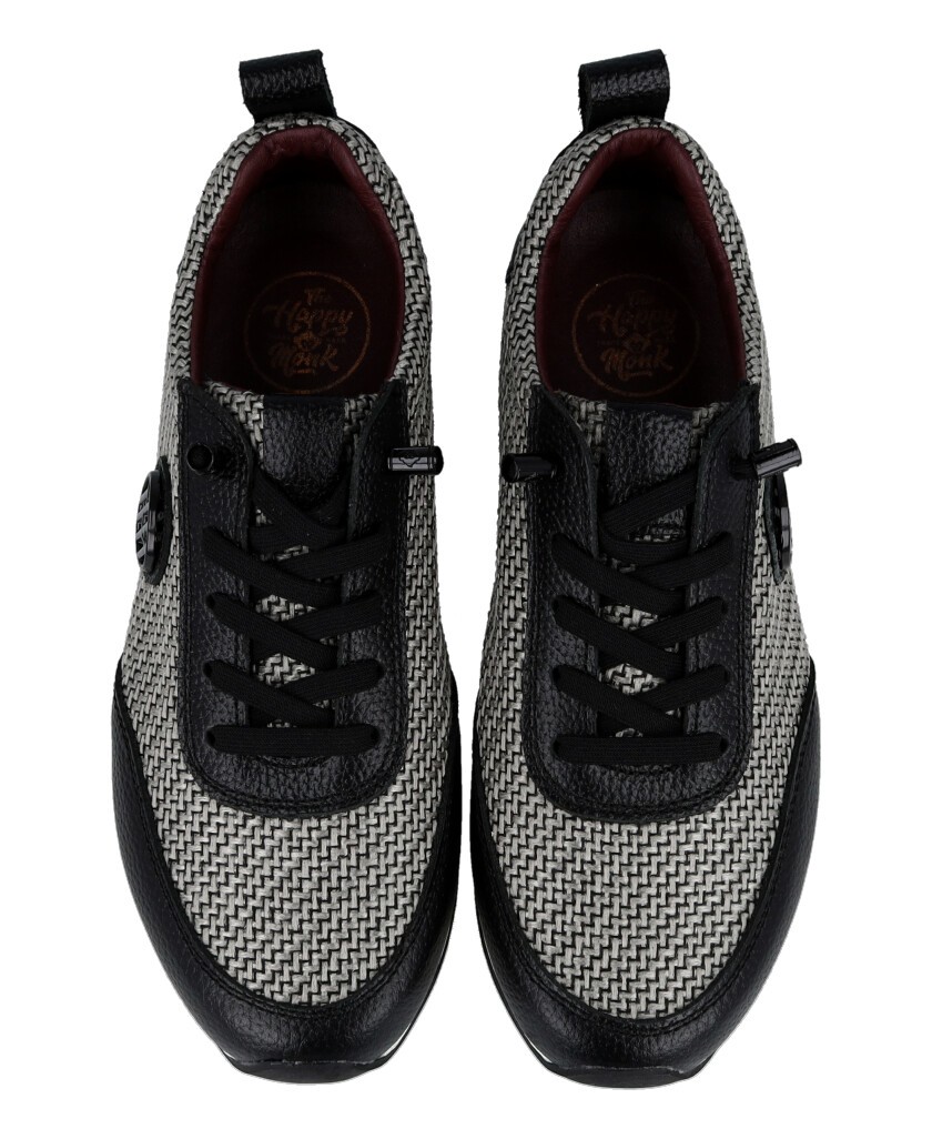 Happy Monk Vanity 010 Black Casual Sneakers