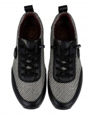 Happy Monk Vanity 010 Black Casual Sneakers Happy Monk Vanity 010 Black Casual Sneakers