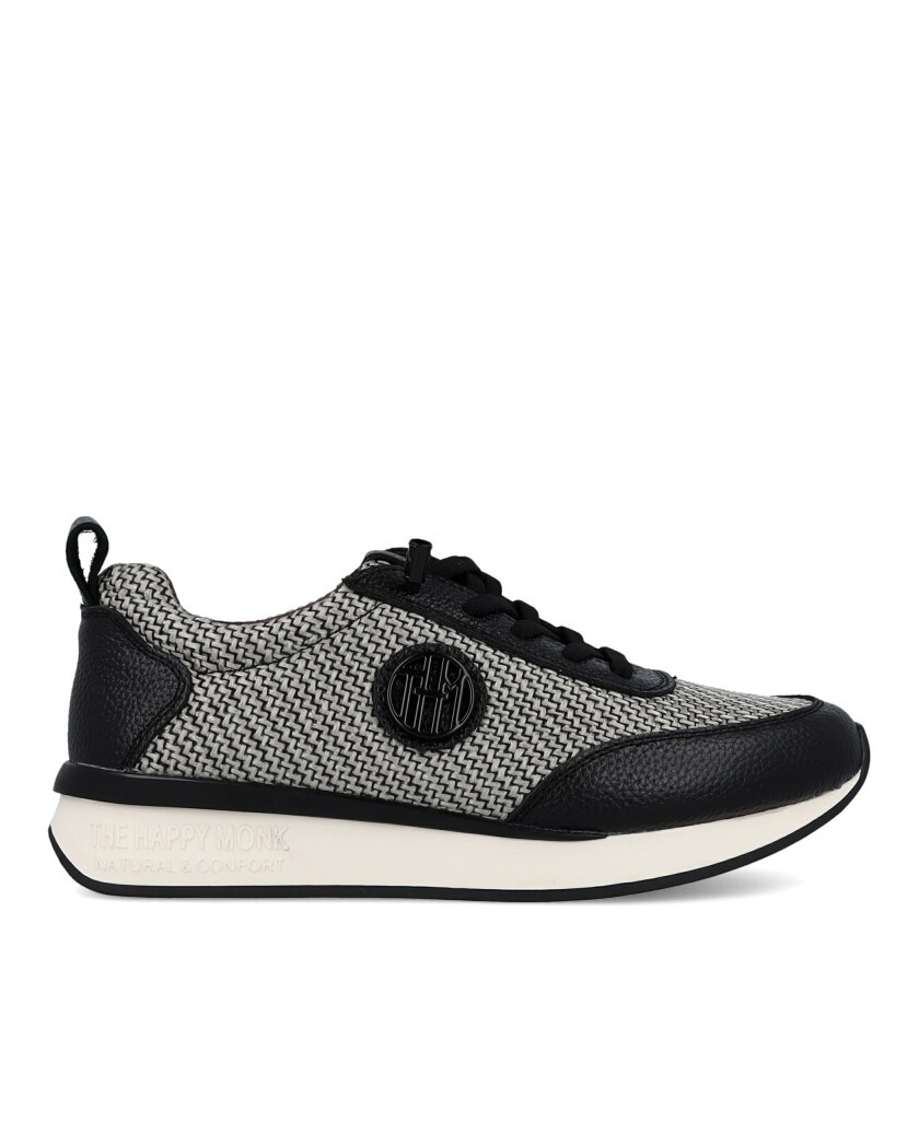 Happy Monk Vanity 010 Black Casual Sneakers