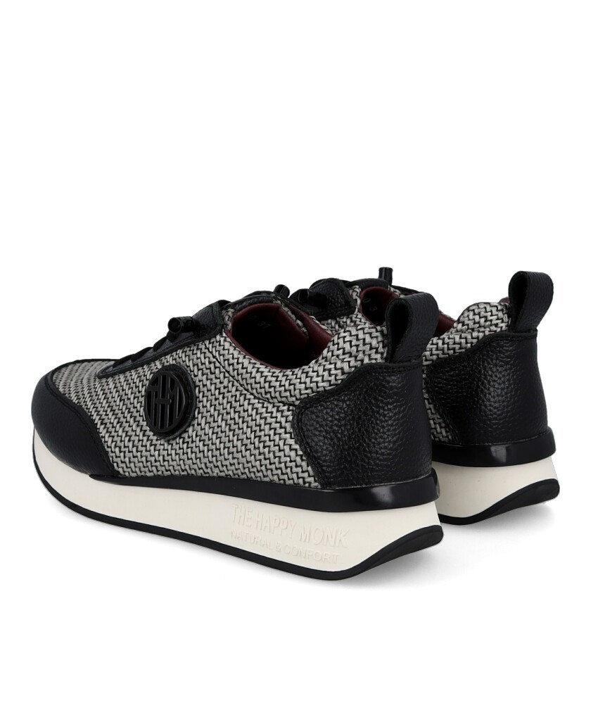 Happy Monk Vanity 010 Black Casual Sneakers
