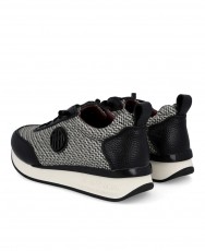 Happy Monk Vanity 010 Black Casual Sneakers Happy Monk Vanity 010 Black Casual Sneakers