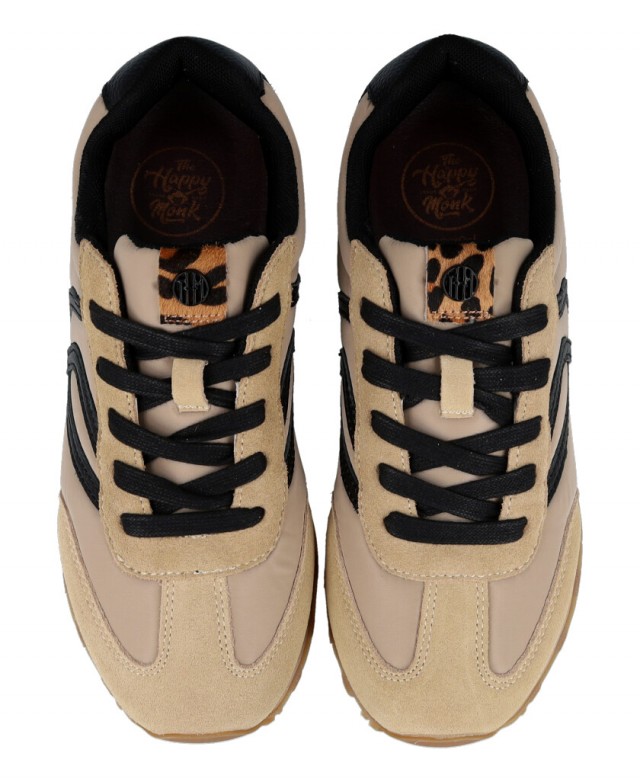 Happy Monk Barna 001 Beige Urban Sneakers Happy Monk Barna 001 Beige Urban Sneakers