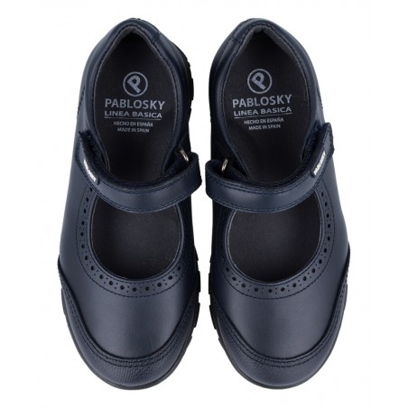 h2Zapatos colegiales azul marino Pablosky 334120 h2 pEstos zapatos colegiales de Pablosky disenados para ninos y adolescentes c