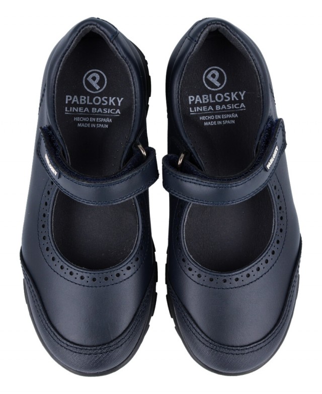 Zapatos colegiales azul marino Pablosky 334120