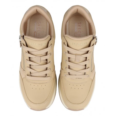 Skechers Billion 2 177341 Beige Wedge Sneakers