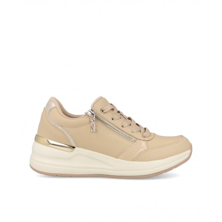 Skechers Billion 2 177341 Beige Wedge Sneakers