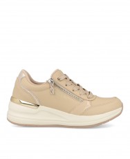 Skechers Billion 2 177341 Beige Wedge Sneakers