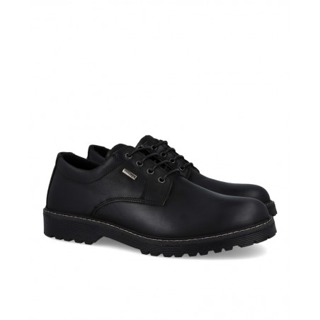 Imac 850658.3470.011 Black Leather Boat Shoes