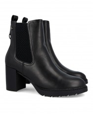 Xti 144299 Black Heeled Ankle Boots with Zipper Xti 144299 Black Heeled Ankle Boots with Zipper