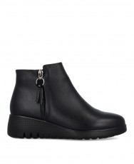 Happy Monk Granada 007 Black Zipper Ankle Boot Happy Monk Granada 007 Black Zipper Ankle Boot