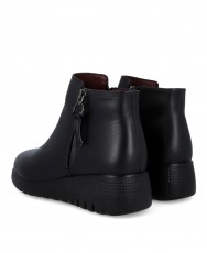 Happy Monk Granada 007 Black Zipper Ankle Boot Happy Monk Granada 007 Black Zipper Ankle Boot