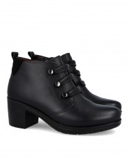 Happy Monk Urban 009 Black Ankle Boots with Beads Happy Monk Urban 009 Black Ankle Boots with Beads