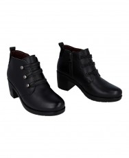Happy Monk Urban 009 Black Ankle Boots with Beads Happy Monk Urban 009 Black Ankle Boots with Beads
