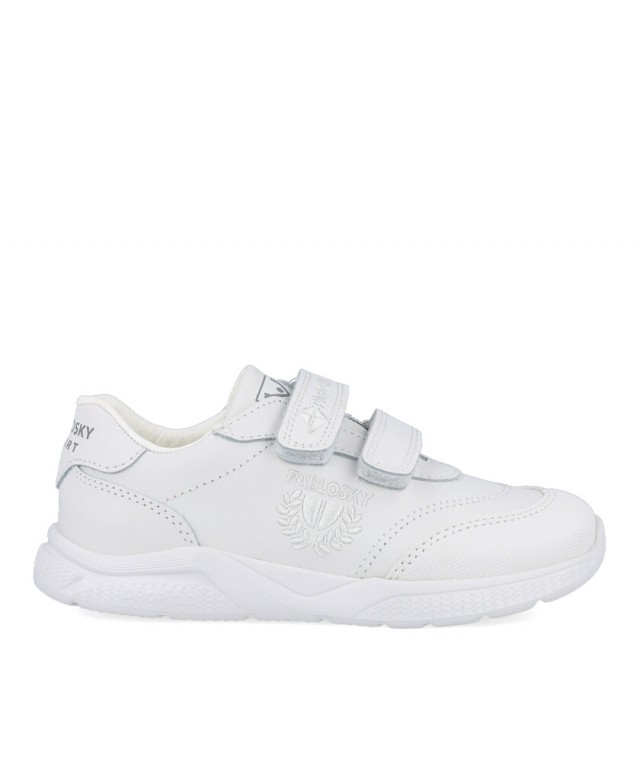 Pablosky 203900 White Children's Sneakers