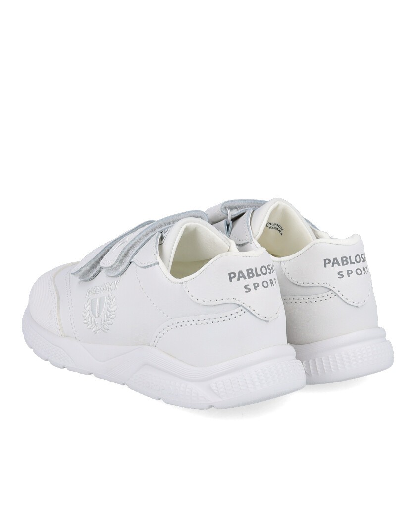 Pablosky 203900 White Children's Sneakers