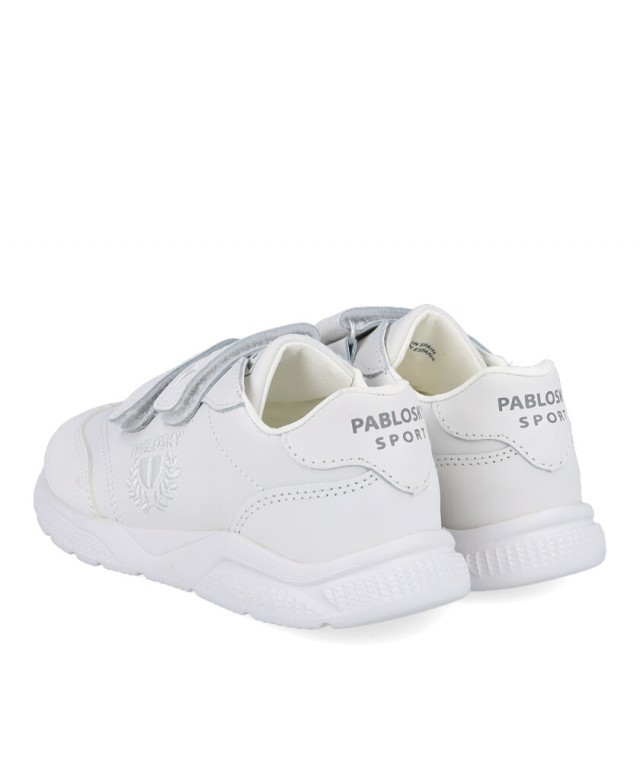 Pablosky 203900 White Children's Sneakers