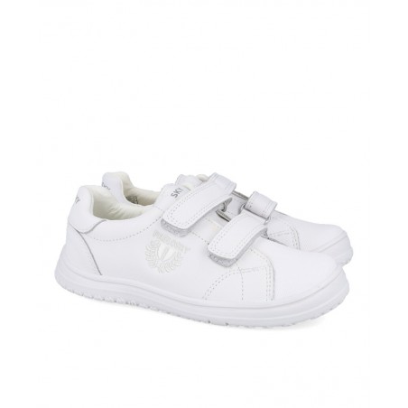 Zapato colegial blanco de piel Pablosky 200000