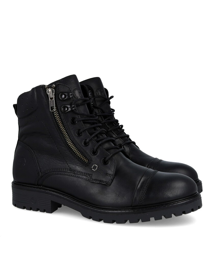 Botines negros de hombre Coronel Tapiocca C306