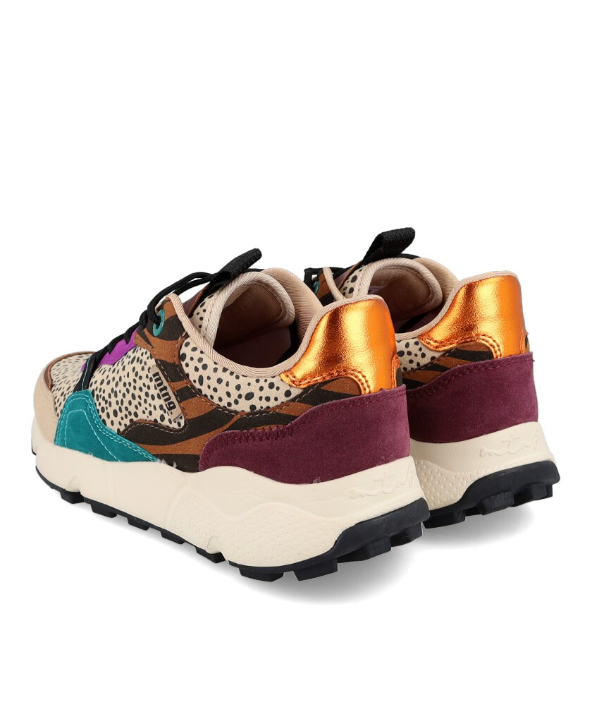 Multicolor wedge sneakers Mustang 60431