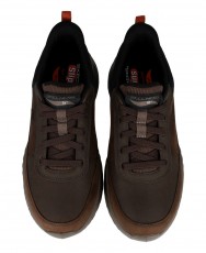 Zapatilla marrón de piel Skechers Slip-Ins 210981