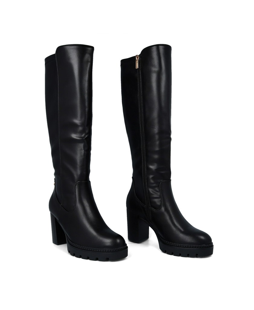 Xti 144524 High Boots with Lug Sole