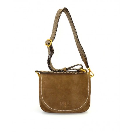 h2Bolso bandolera de color taupe DMR Touch Cris h2 pDescubre la combinacion perfecta de elegancia y funcionalidad con la bandol