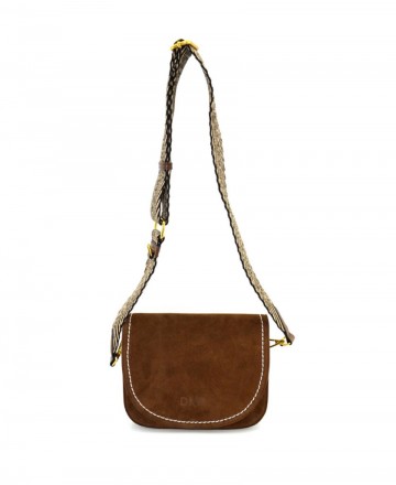 DMR Touch Cris Brown Bag with Adjustable Strap