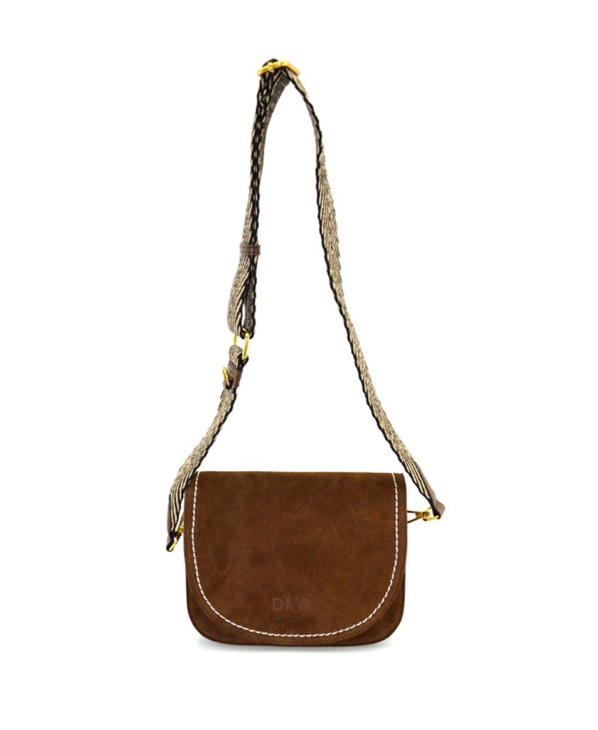Bolso marrón con asa regulable DMR Touch Cris
