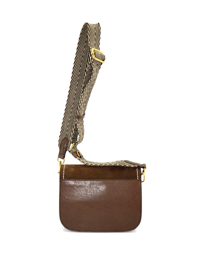 Bolso marrón con asa regulable DMR Touch Cris