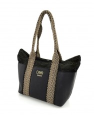 Bolso de rejilla en color negro DMR Touch Ibiza Bolso de rejilla en color negro DMR Touch Ibiza