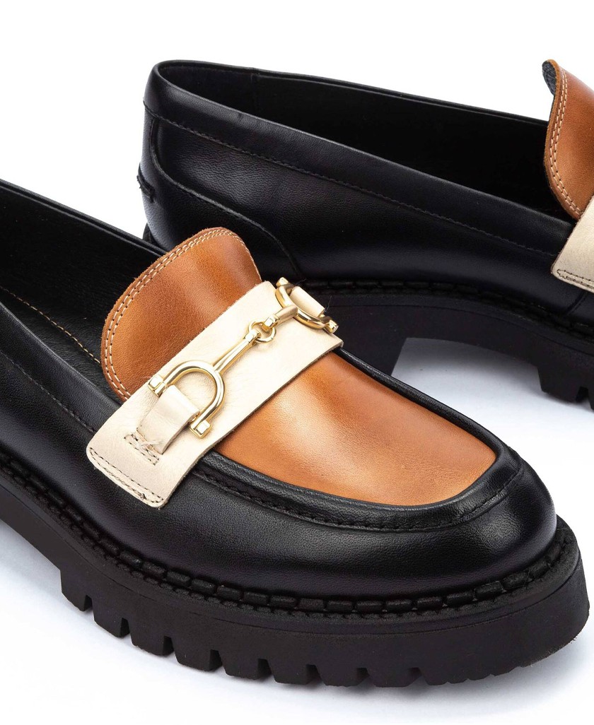 Pikolinos Aviles W6P-3857C1 Women black moccasin