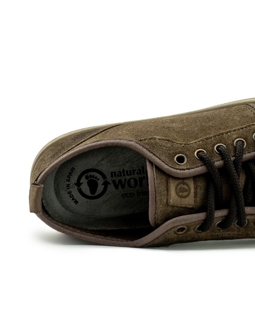 Zapatillas serraje hombre Natural World Miso 6761