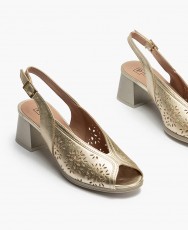 Pitillos 10532 low heel peep toe pump